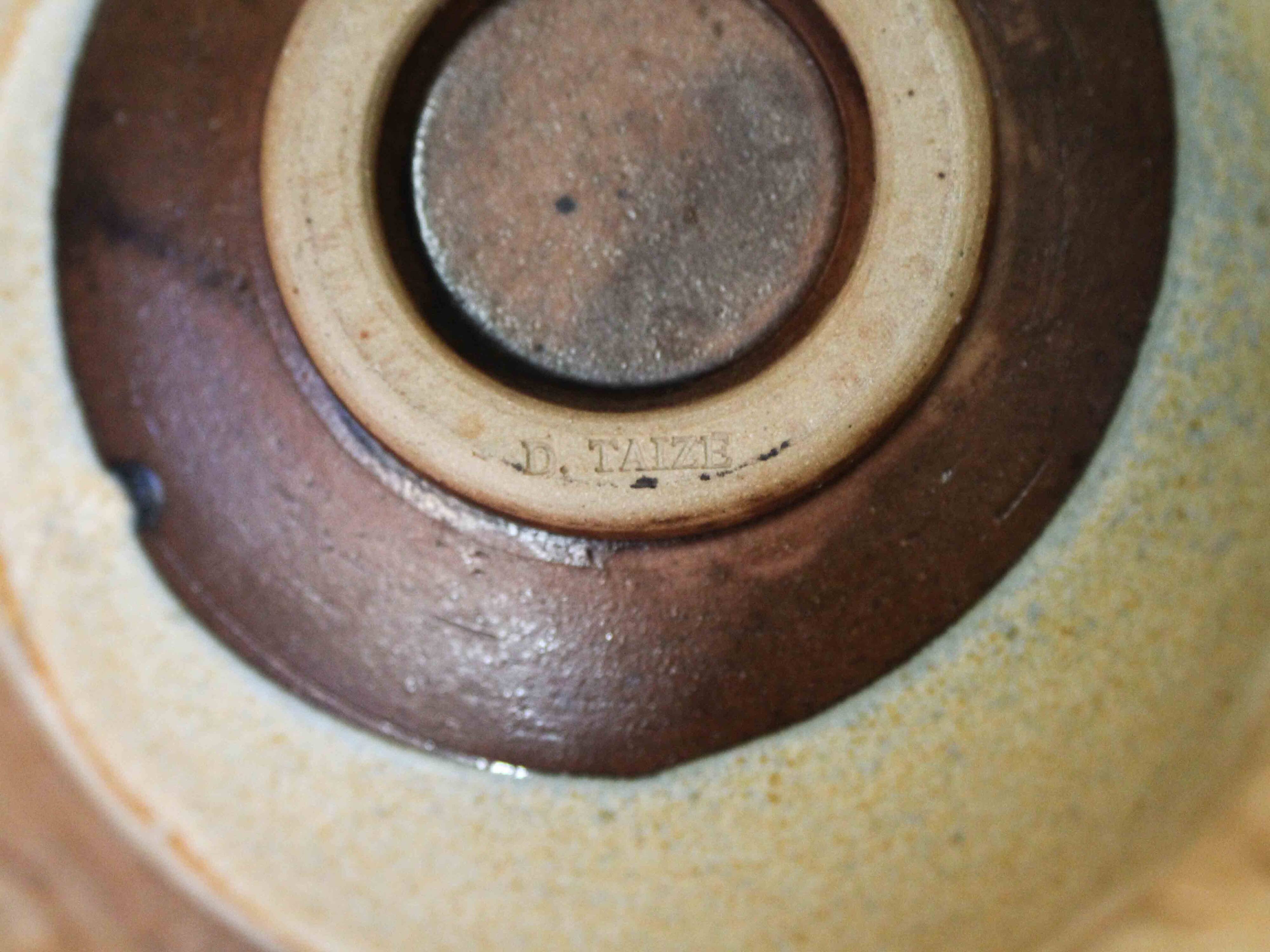 Glazed stoneware vase by Daniel de Montmollin