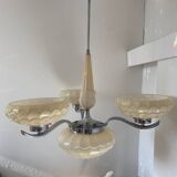 Art Deco chandelier 3 branches