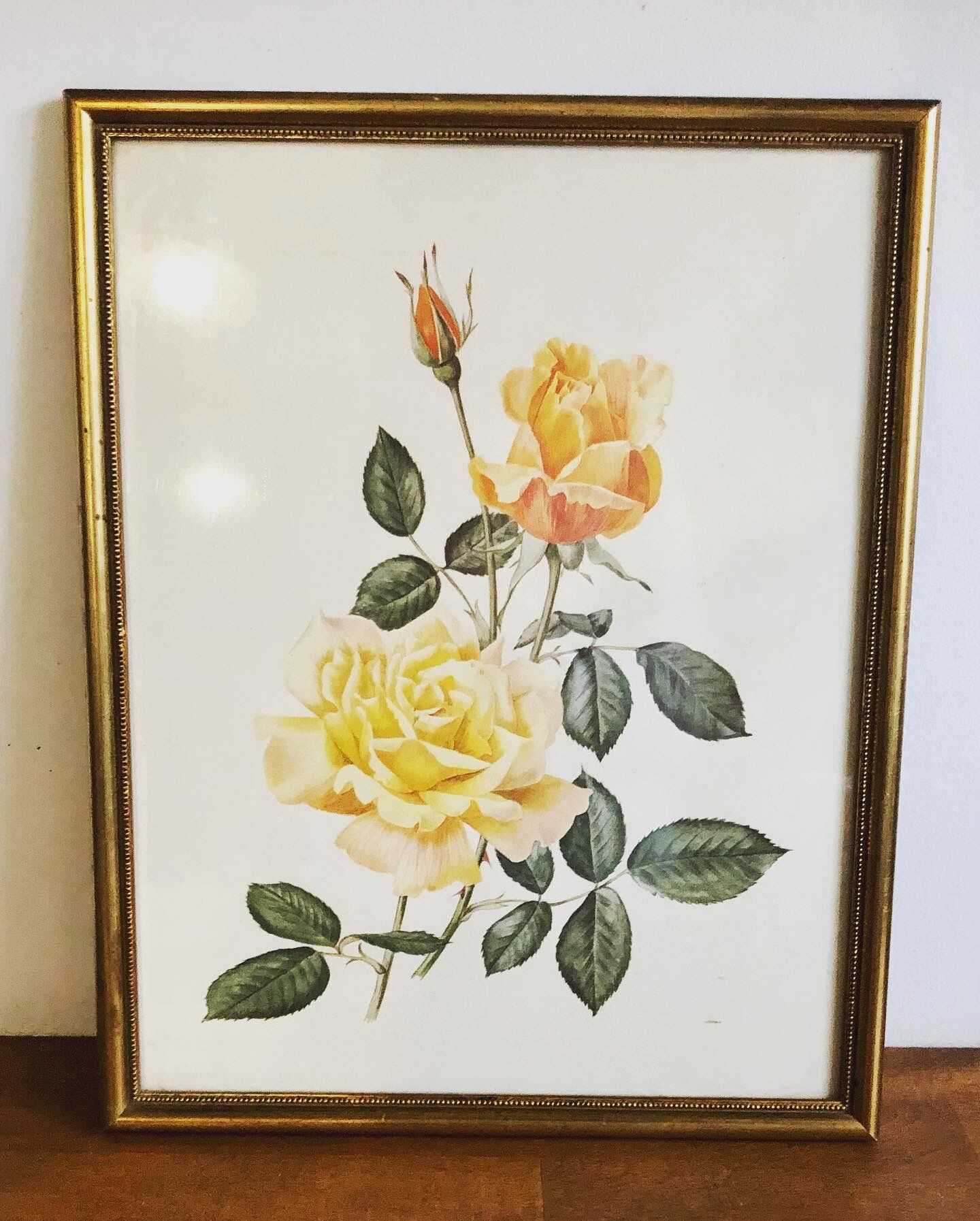 Lithographie florale