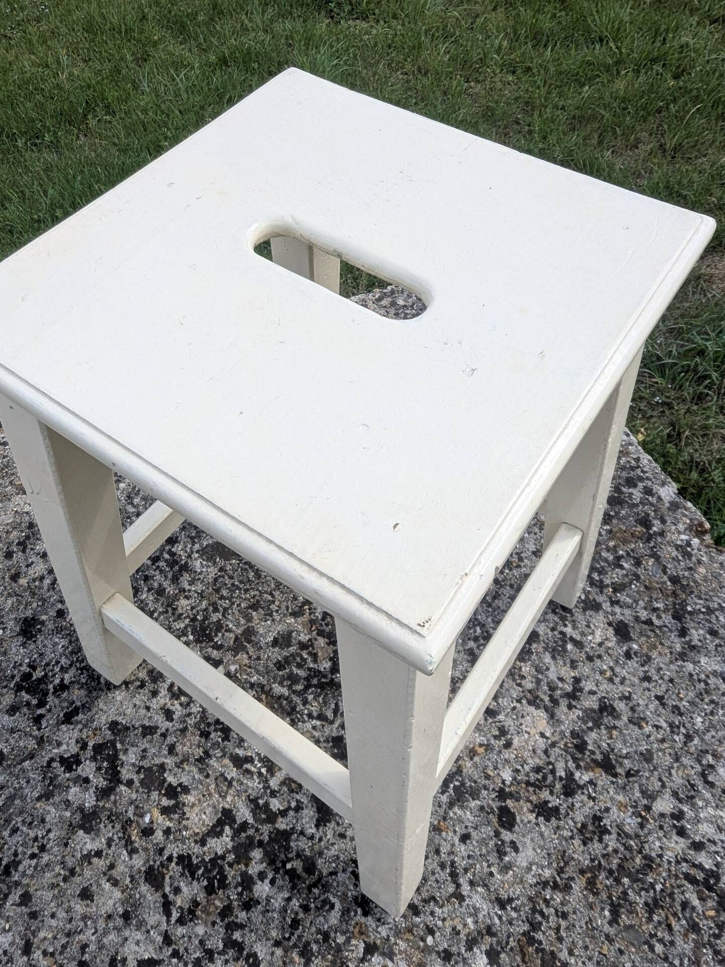Old kitchen stool workshop 40 60 vintage shabby country chic