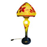 large glass paste lamp signed Gallé Tip art nouveau