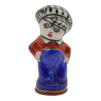 Salière Michelaud Frères Limoges figurine personnage