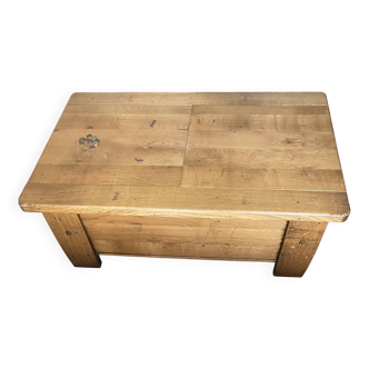 Solid oak living room coffee table