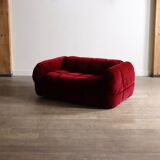 Cini Boeri for Arflex Strips sofa in velvet, Italy 1968