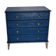 Commode scandinave bleue