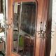 Walnut coat rack wardrobe
