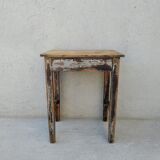 Patinated coffee farmhouse table