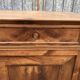 Antique low sideboard in solid cherry wood with 2 doors and 3 drawers