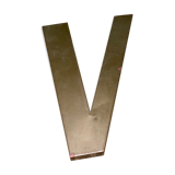 Metal letter V