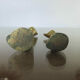 Couple of stylized cats in brass 70s