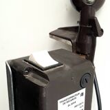 Vintage clip-on workshop lamp from the 50s/60s