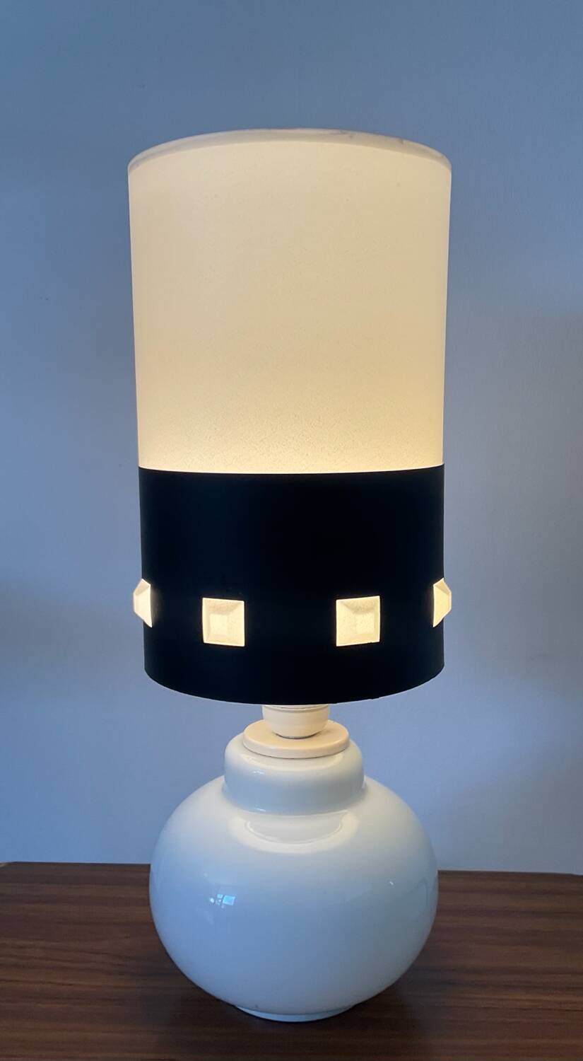Vintage opaline lamp