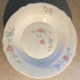 Arcopal set of 6 hollow plates pattern sweet peas