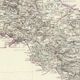 Map of Italy (Southern Sheet) circa 1869 Keith Johnston Royal Atlas