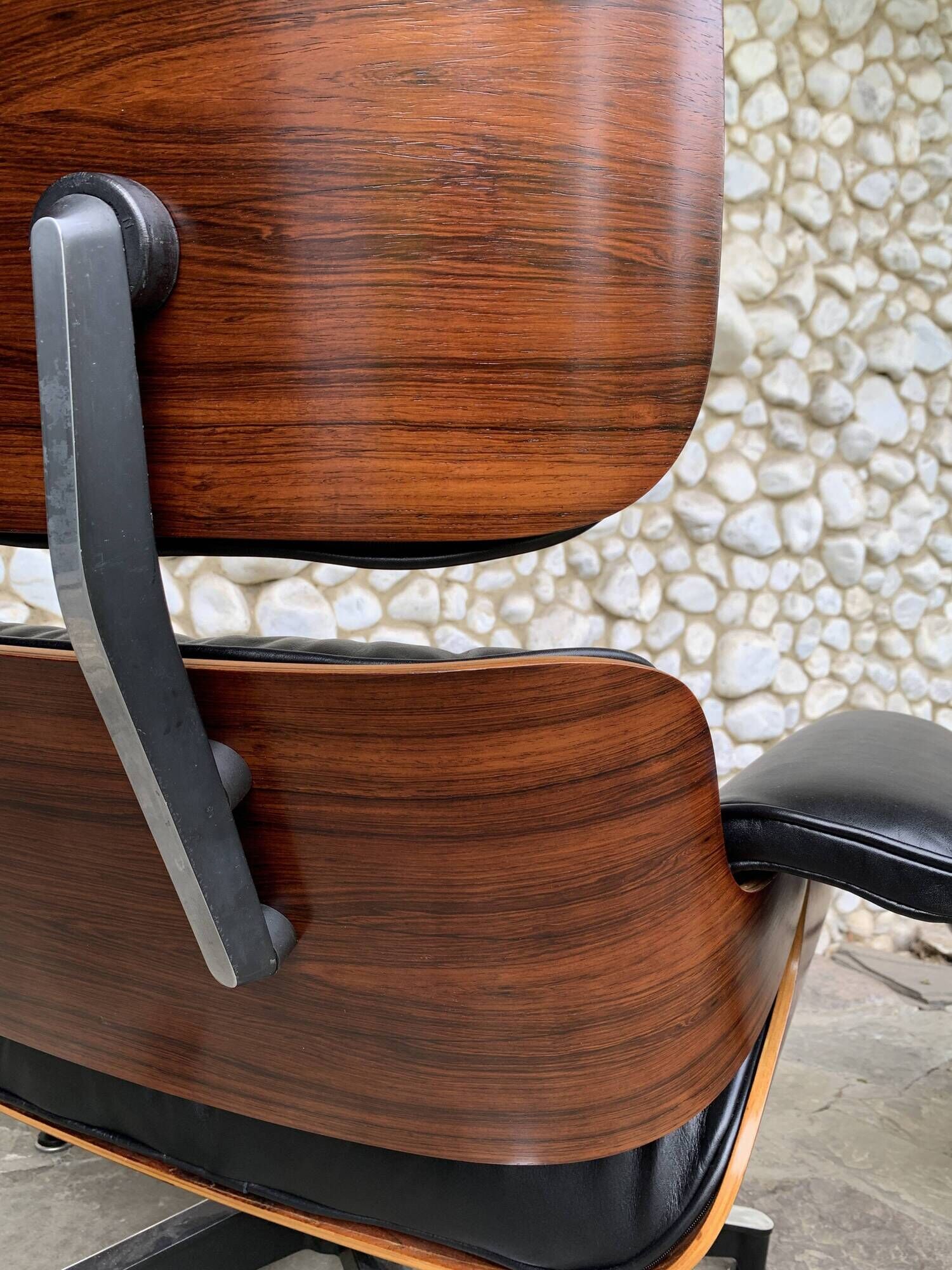 Fauteuil Lounge Herman Miller Charles & Ray Eames 1976 Palissandre Nv Cuir