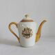 Cafetière ou théière "oeillets" creil et montereau xixe