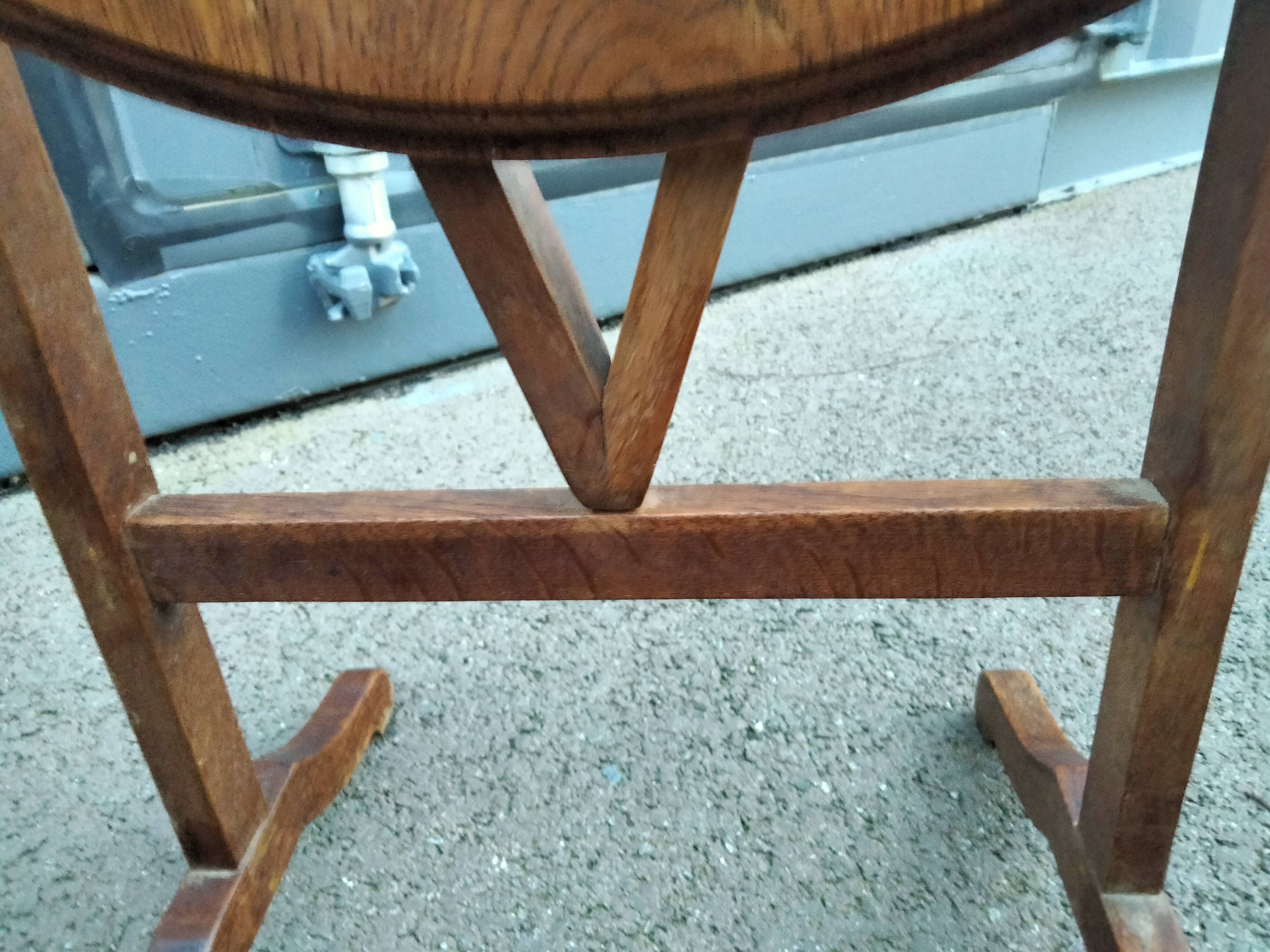 Pair of antique wooden bedside tables side table