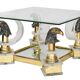 Table basse vintage aux aigles
