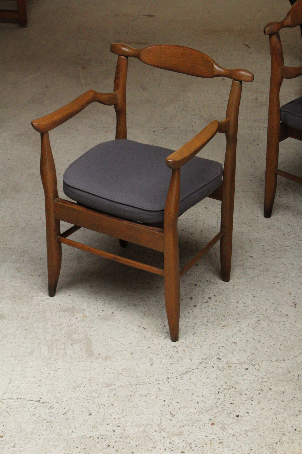 Pair of armchairs Fumay Guillerme & Chambron