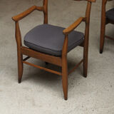 Pair of armchairs Fumay Guillerme & Chambron