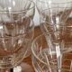 Set of 6 engraved wine glasses