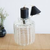 Cylindrical suspension in molded glass 1960