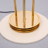 Impressive Large Brass Halogen floor lamp 1980s