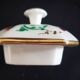 Large octagonal teapot porcelain from Paris "Old Paris", mid-19th century.