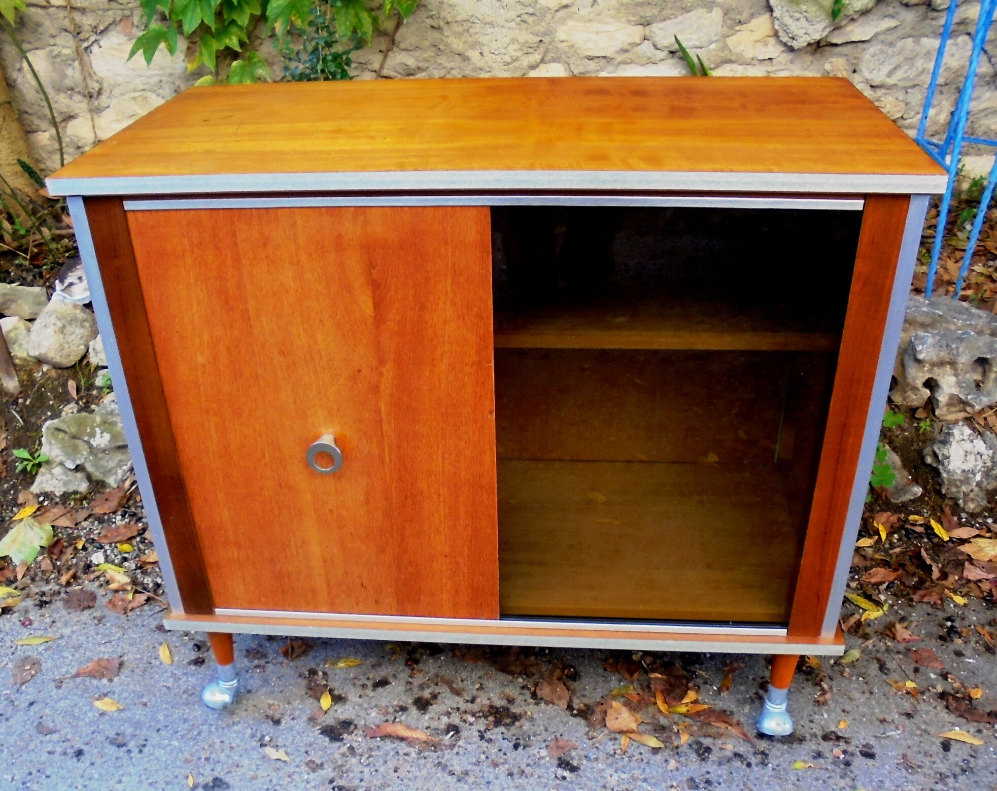 Vintage bar on wheels