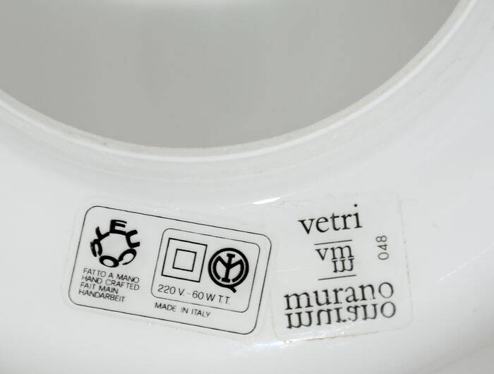 Vintage Lamp • Tecla • Noti Massari • Leucos • Murano • 1965
