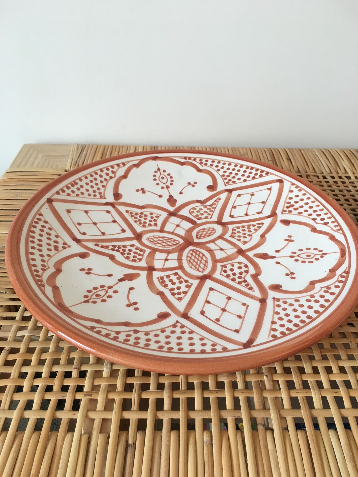Moroccan ceramic plates