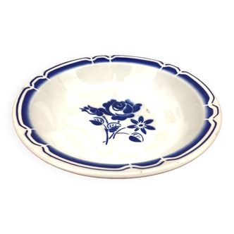 Antique Fenal Badonviller earthenware shallow dish