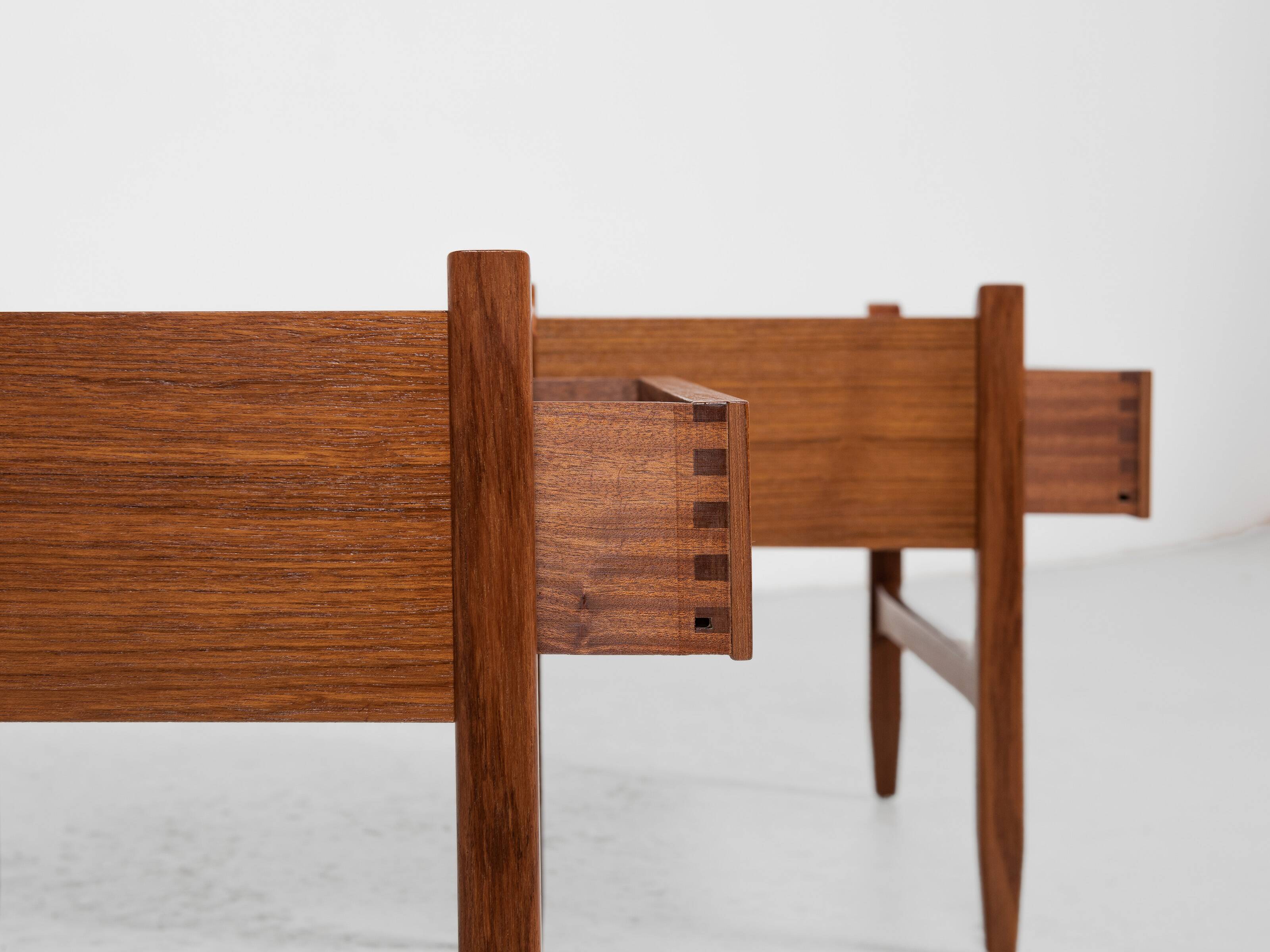 Midcentury Danish pair of night stands in teak 1960s