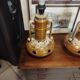 Pair of Fat Lava Mid-Century Ceramic Lamps, Germany, 1960s