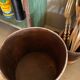 Poplar wood pot, circa 1900