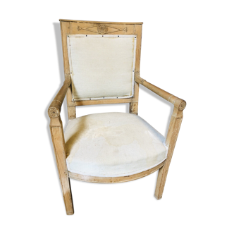 Fauteuil naturel rustique en bois