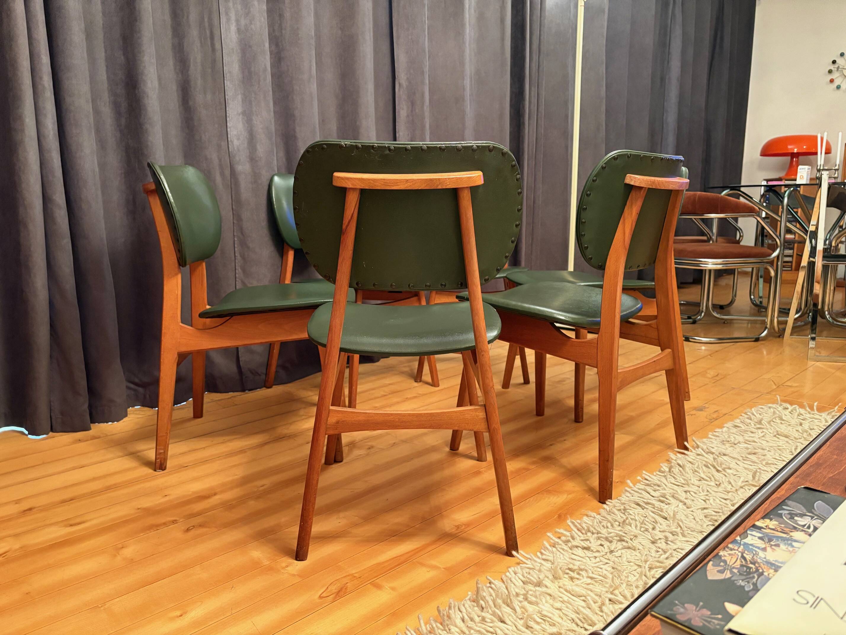 Set of six chairs, 1960s