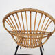 Rohe Noordwolde rattan and metal lounge chair, The Netherlands 1950's
