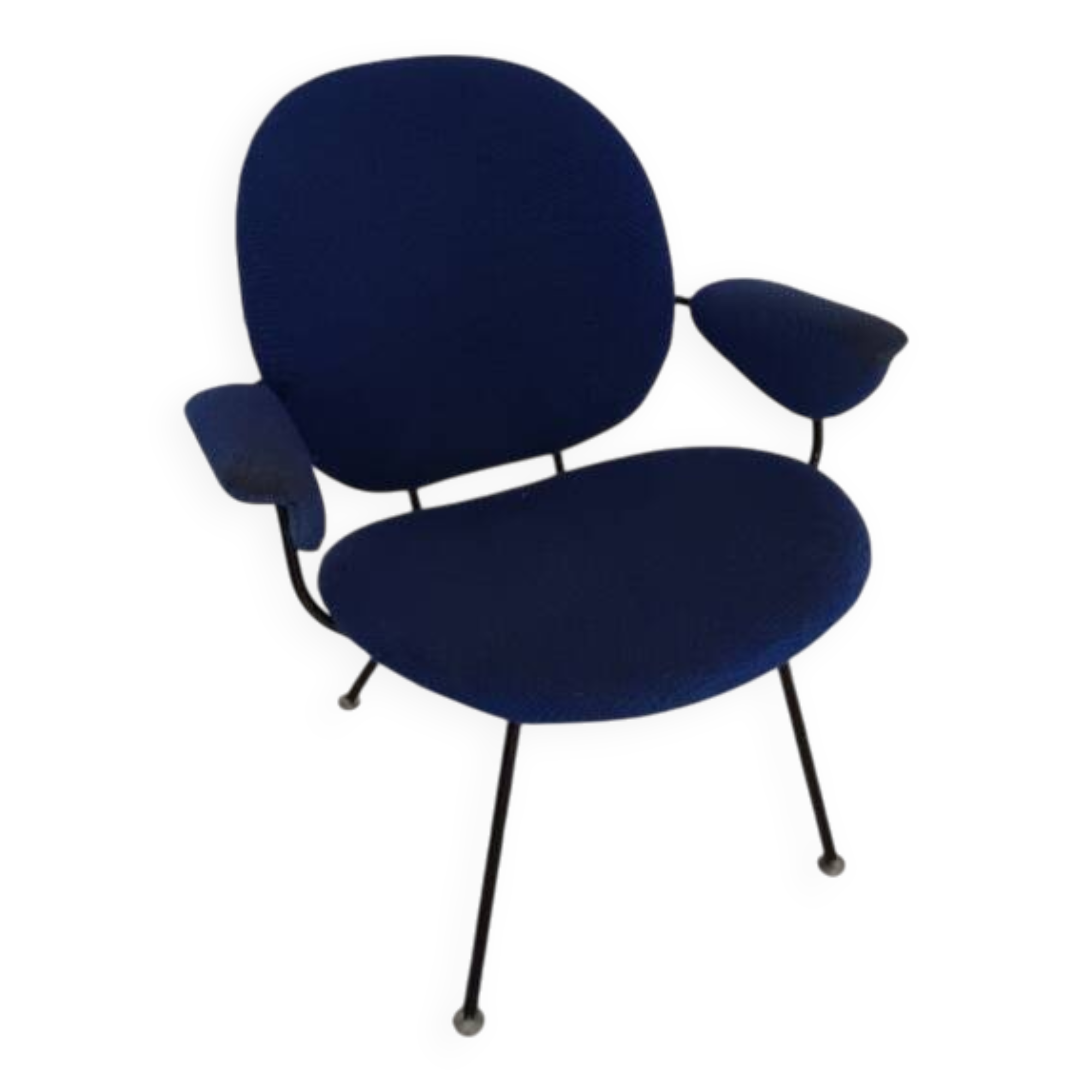 Vintage armchair 1950 gispen blue