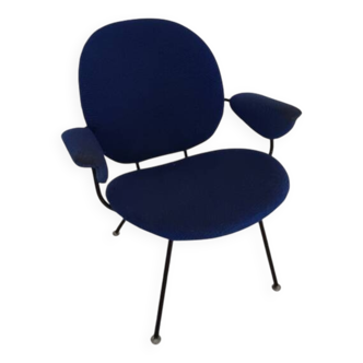 Vintage armchair 1950 gispen blue