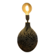 Ceramic lamp base with cut-outs — Fonck & Matéo — Vallauris — 1960s