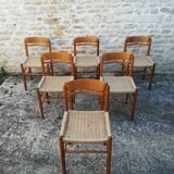 6 rope seated chairs