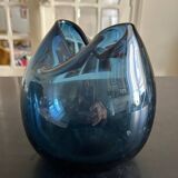 Scandinavian blue vase