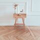 Worker/ Renovated vintage Scandinavian bedside table, 1950s-60s