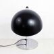 Black and chrome metal desk lamp