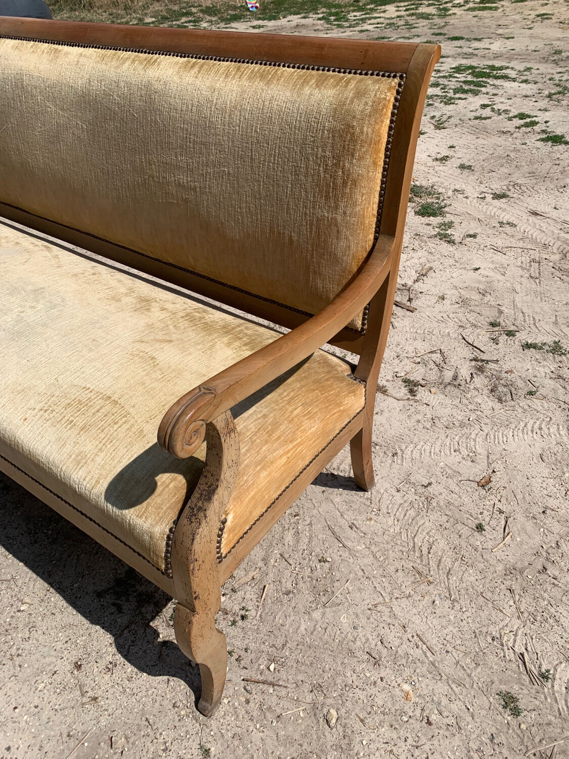 Louis Philippe bench circa 1850