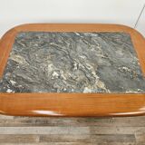 Coffee table with marble top by Hohnert Design, Germany, 1960