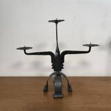 Wrought iron candle holder circa 1960
