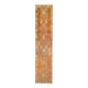 Vintage Turkish hand-knotted wool cotton orange runner rug 83x388