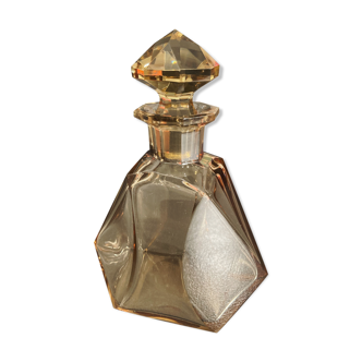 Art Nouveau glass bottle